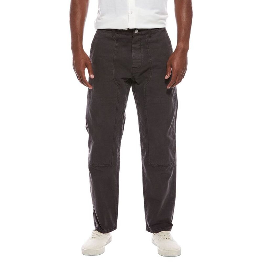 Madewell Mens  Relaxed Straight Workwear Pant, Black